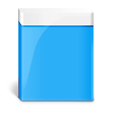 HDD Blue Icon 128x128 png